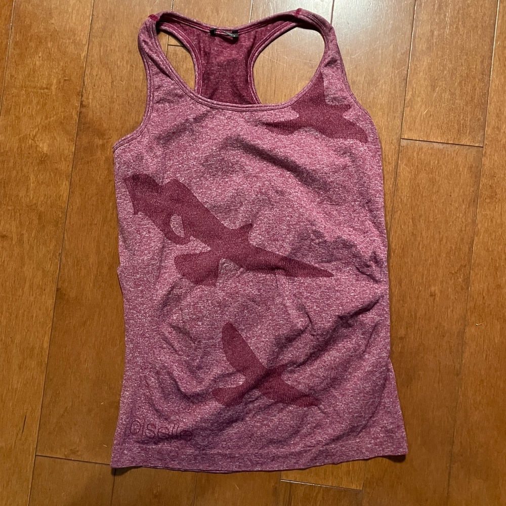 Oiselle flyte tank, pink, size small